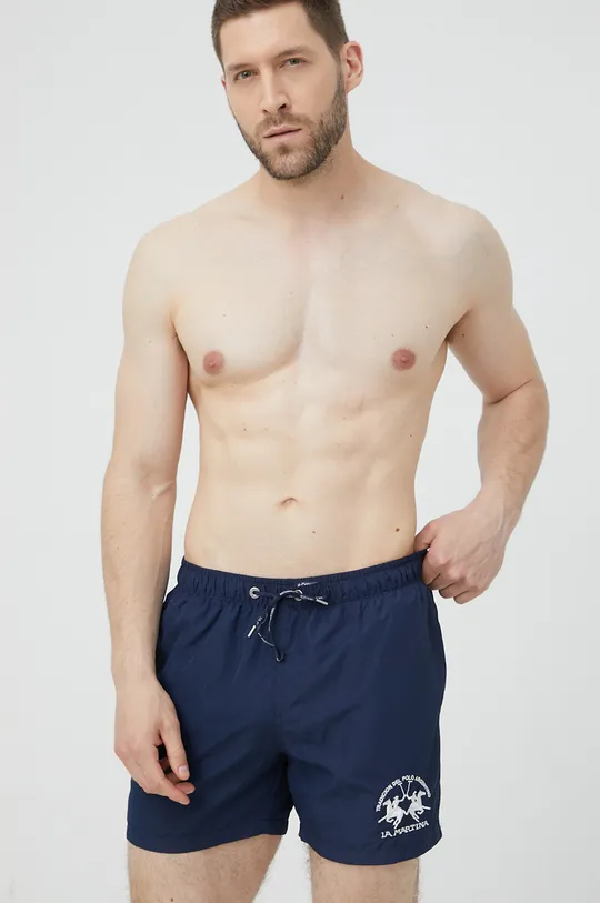 mornarsko plava Kratke hlače za kupanje La Martina Muški
