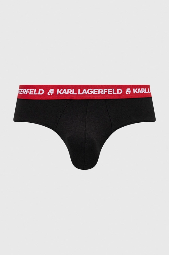 Karl Lagerfeld slipy (3-pack) 220M2121.61 czerwony