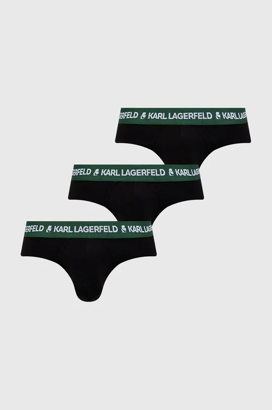 zielony Karl Lagerfeld slipy (3-pack) 220M2121.61 Męski