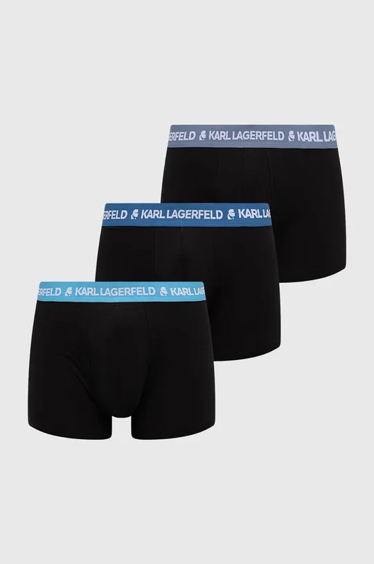 μπλε Μποξεράκια Karl Lagerfeld (3-pack) Ανδρικά