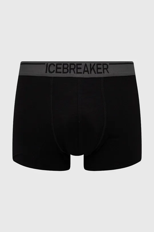 čierna Funkčná bielizeň Icebreaker Anatomica Pánsky