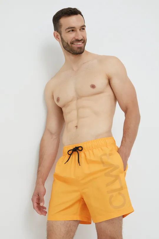 oranžová Plavkové šortky Colourwear Volley Pánsky