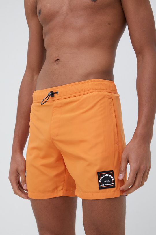 pomarańczowy Karl Lagerfeld szorty kąpielowe KL22MBM01 Męski