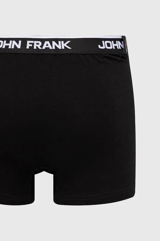 czarny John Frank bokserki (2-pack)