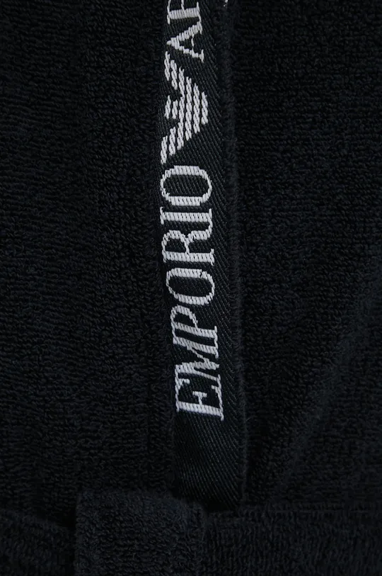 czarny Emporio Armani Underwear Szlafrok bawełniany 231778.2R447