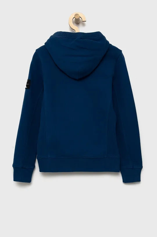 Дитяча бавовняна кофта Calvin Klein Jeans блакитний