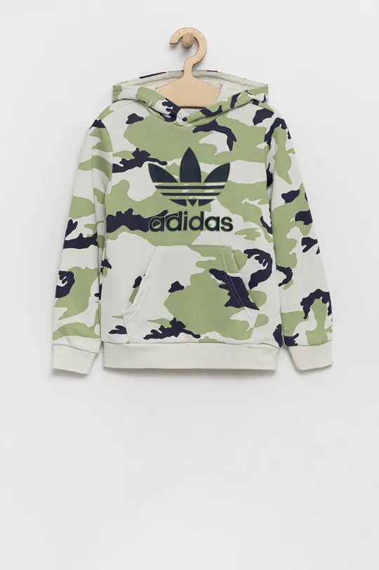 zelena Dječja dukserica adidas Originals Za dječake