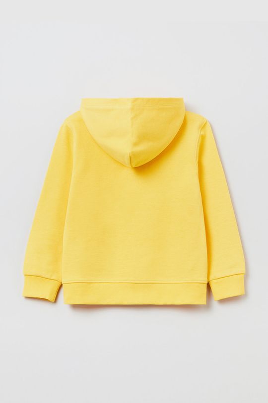 OVS bluza bawełniana dziecięca żółty