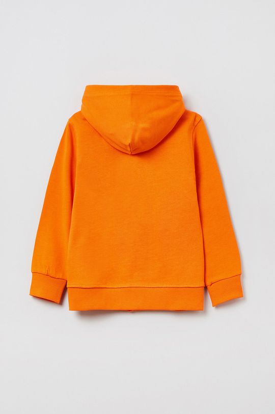 Detská bavlnená mikina OVS oranžová