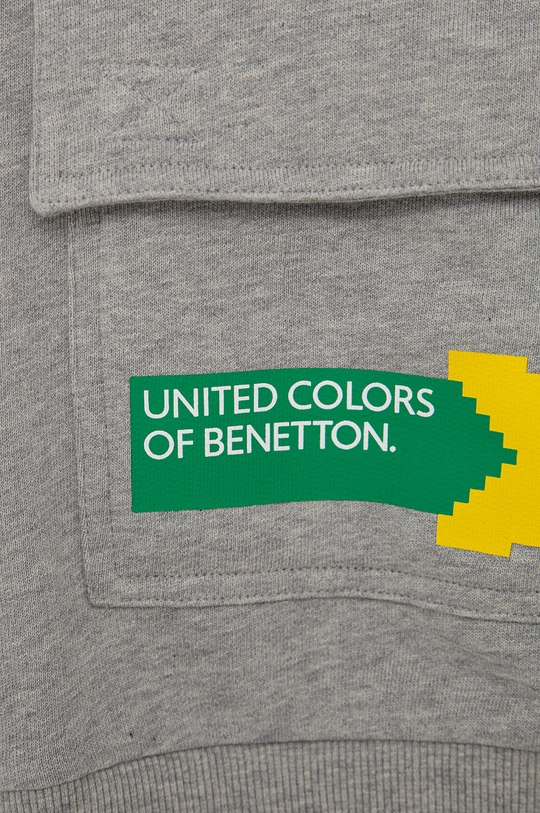 Detská bavlnená mikina United Colors of Benetton  Základná látka: 100% Bavlna Elastická manžeta: 96% Bavlna, 4% Elastan