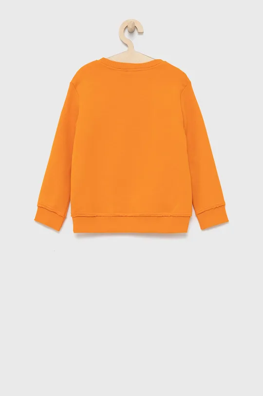 United Colors of Benetton - Παιδική βαμβακερή μπλούζα πορτοκαλί