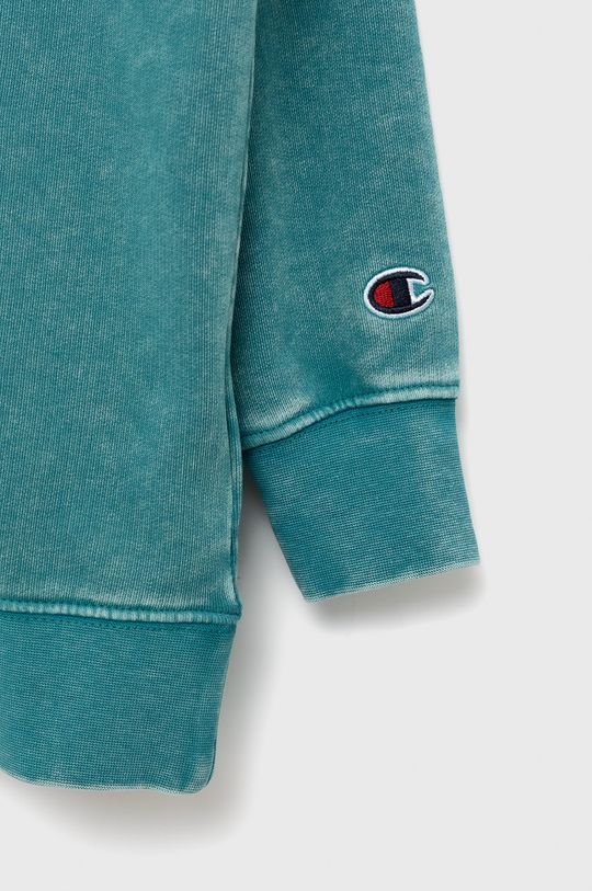 Champion otroški pulover  Osnovni material: 80% Bombaž, 20% Poliester Rebranje: 95% Bombaž, 5% Elastane