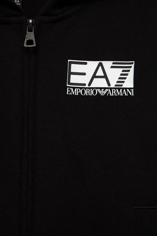 Dječja pamučna dukserica EA7 Emporio Armani  Temeljni materijal: 100% Pamuk Manžeta: 96% Pamuk, 4% Elastan