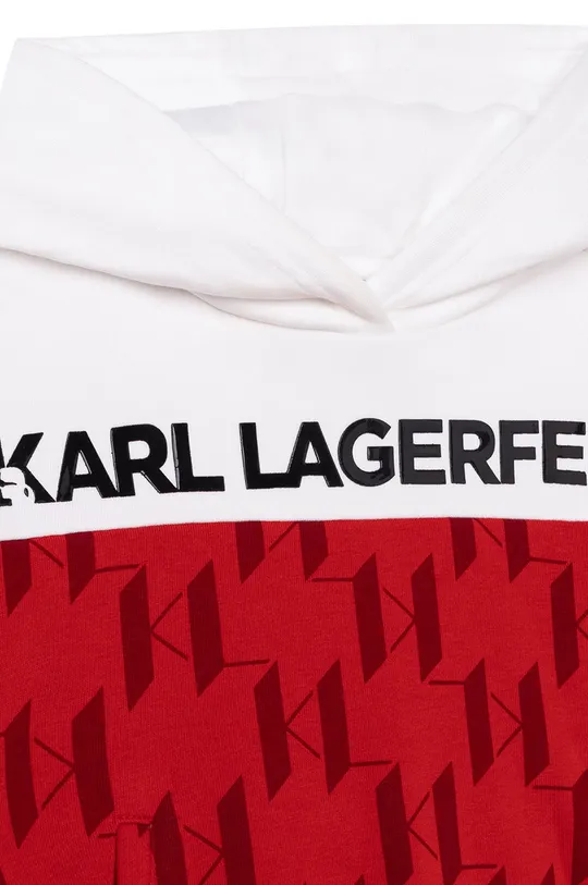 červená Detská mikina Karl Lagerfeld