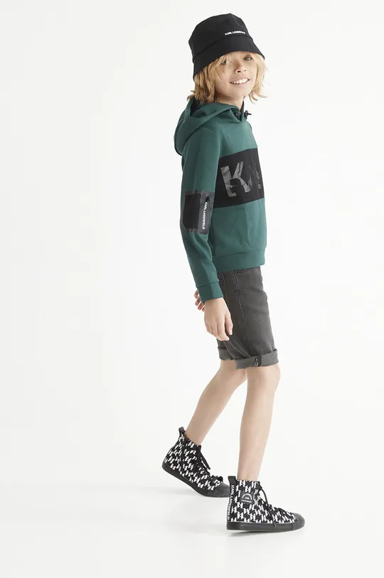 zielony Karl Lagerfeld bluza dziecięca Z25352.114.150 Chłopięcy
