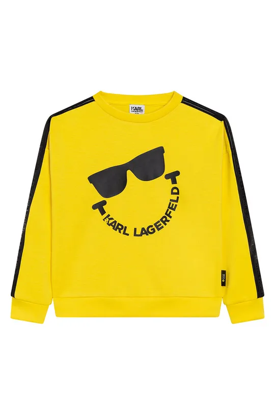 Παιδική μπλούζα Karl Lagerfeld κίτρινο