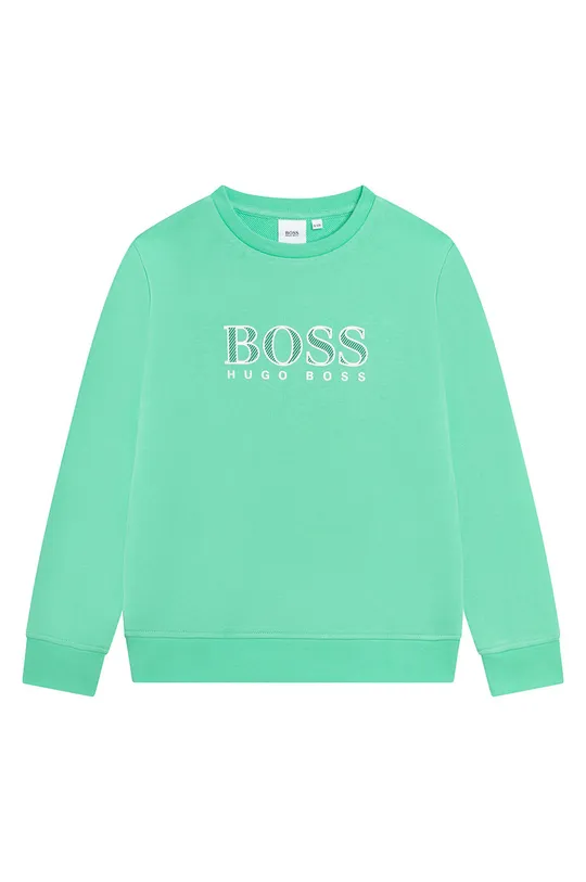 Παιδική μπλούζα Boss πράσινο