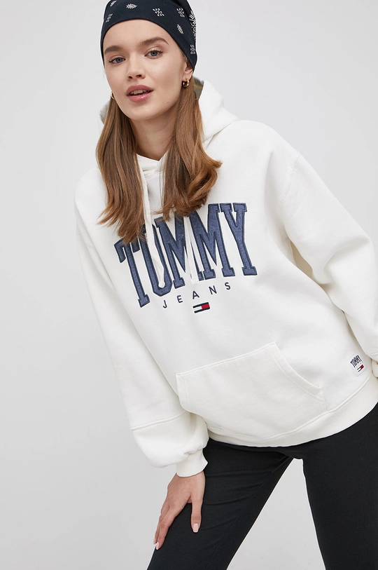 bijela Dukserica Tommy Jeans