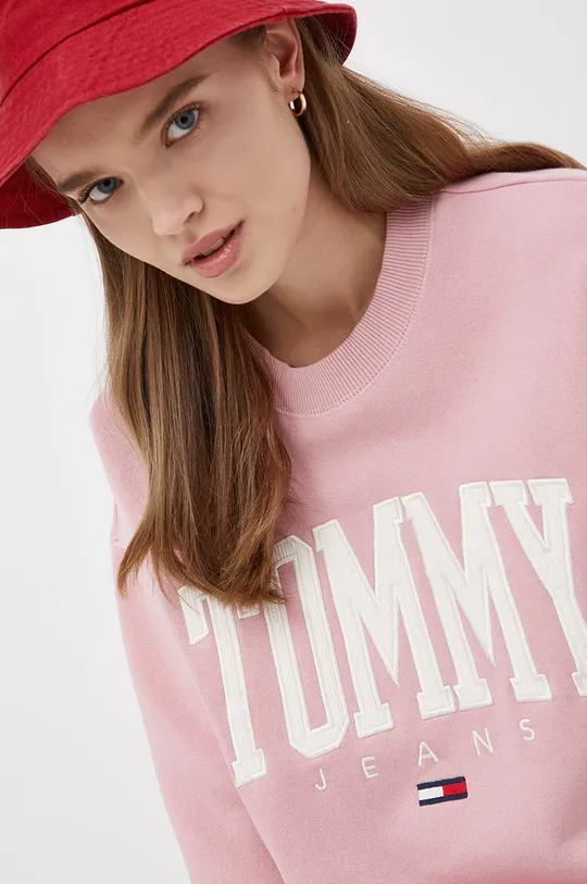 roza Dukserica Tommy Jeans