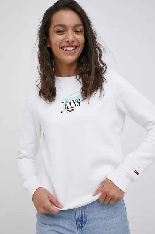 λευκό Tommy Jeans - Μπλούζα Γυναικεία