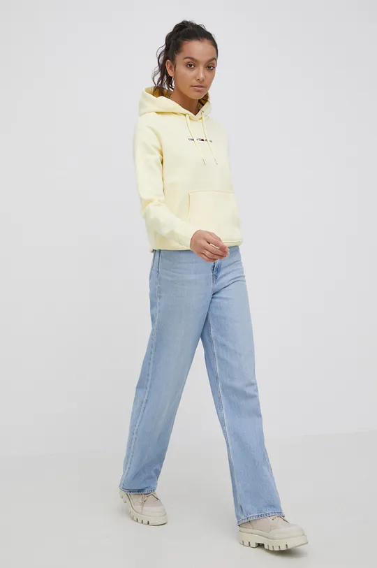 Tommy Jeans - Μπλούζα κίτρινο