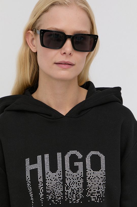 czarny Hugo Bluza bawełniana 50460790
