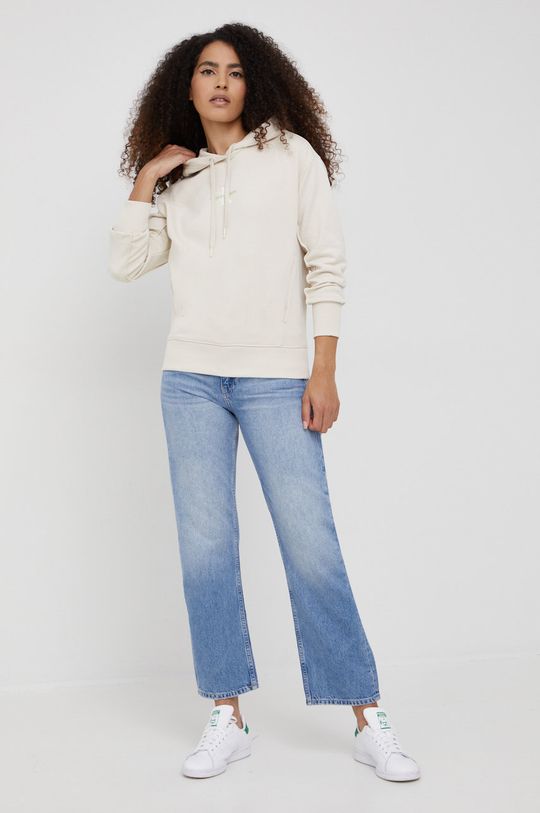 Calvin Klein Jeans bluza J20J217733.PPYY kremowy