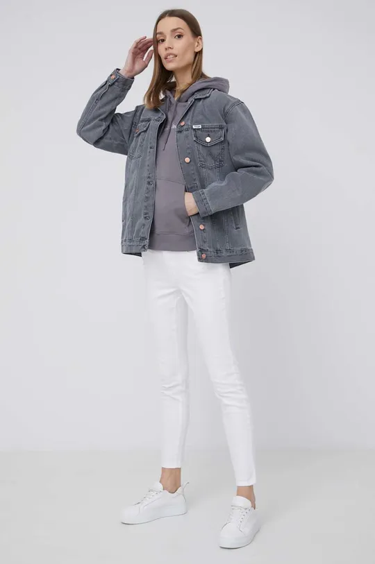 Calvin Klein Jeans Bluza bawełniana J20J217744.PPYY szary