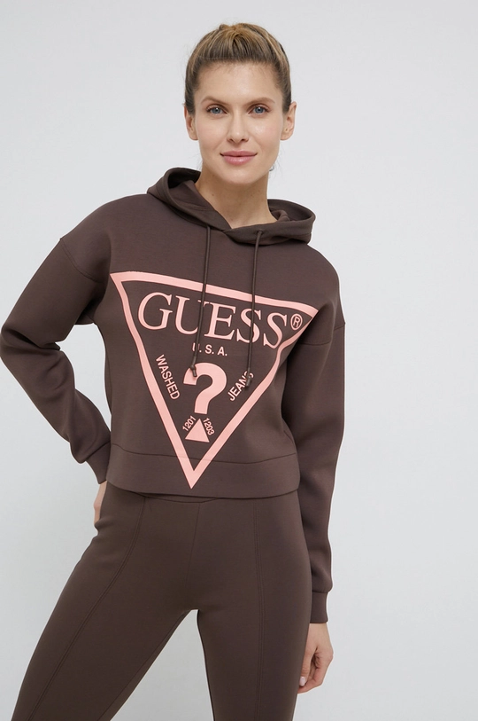 brązowy Guess Bluza Damski