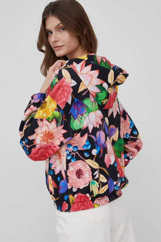 Desigual bluza bawełniana 22SWSK37 100 % Bawełna, Wskazówki pielęgnacyjne:  prać w pralce w temperaturze 30 stopni, nie suszyć w suszarce bębnowej, nie wybielać, prasować w niskiej temperaturze, Nie czyścić chemicznie