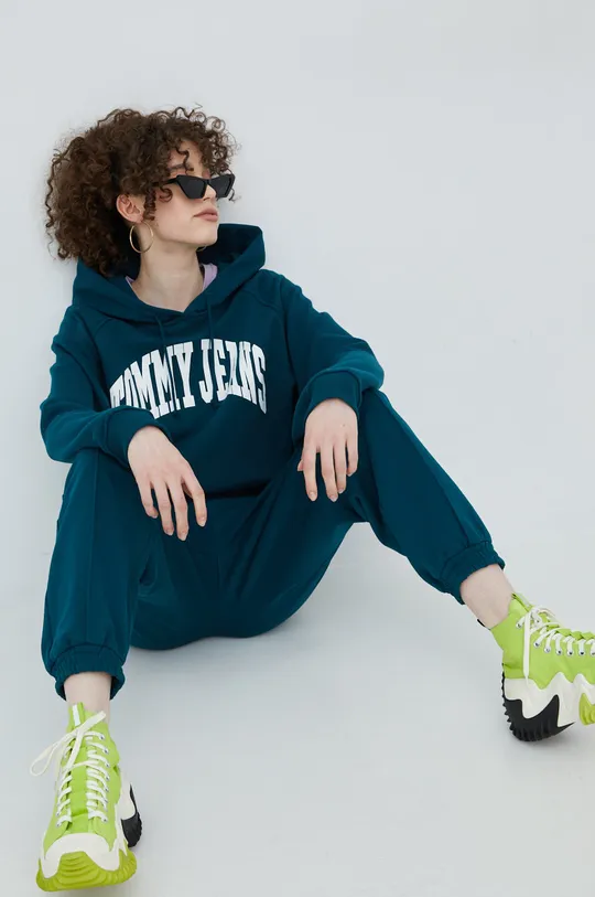 πράσινο Μπλούζα Tommy Jeans Γυναικεία