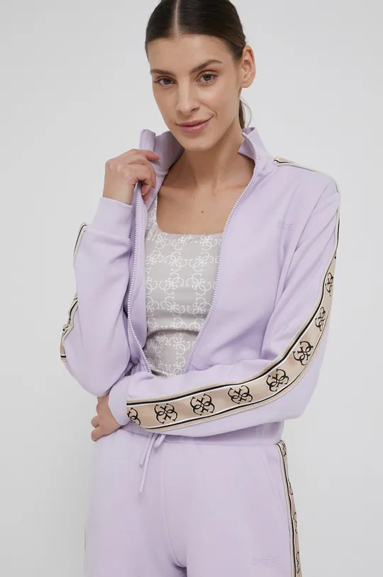 vijolična Guess pulover Ženski