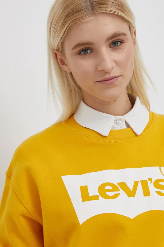 żółty Levi's Bluza bawełniana