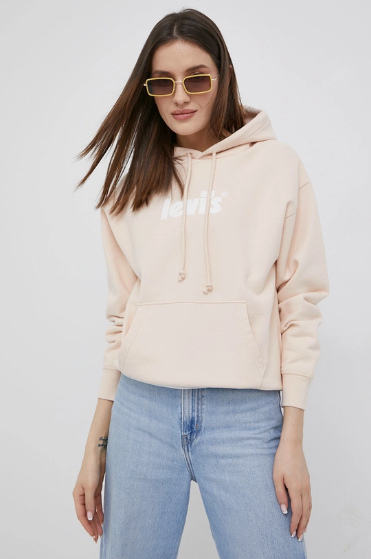 pink Levi's cotton sweatshirt Women’s