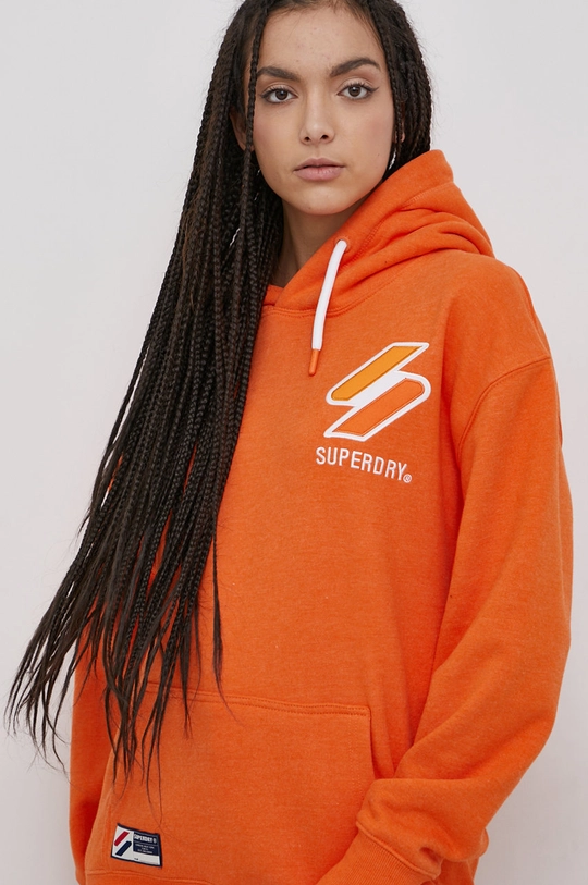 pomarańczowy Superdry Bluza