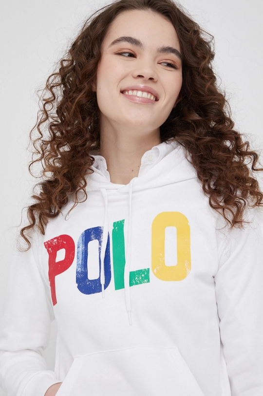 biały Polo Ralph Lauren bluza 211856647001