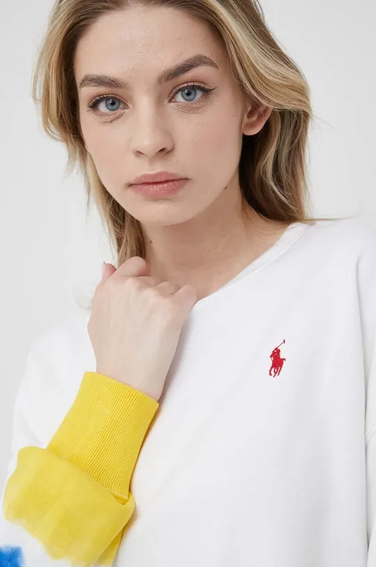 λευκό Βαμβακερή μπλούζα Polo Ralph Lauren