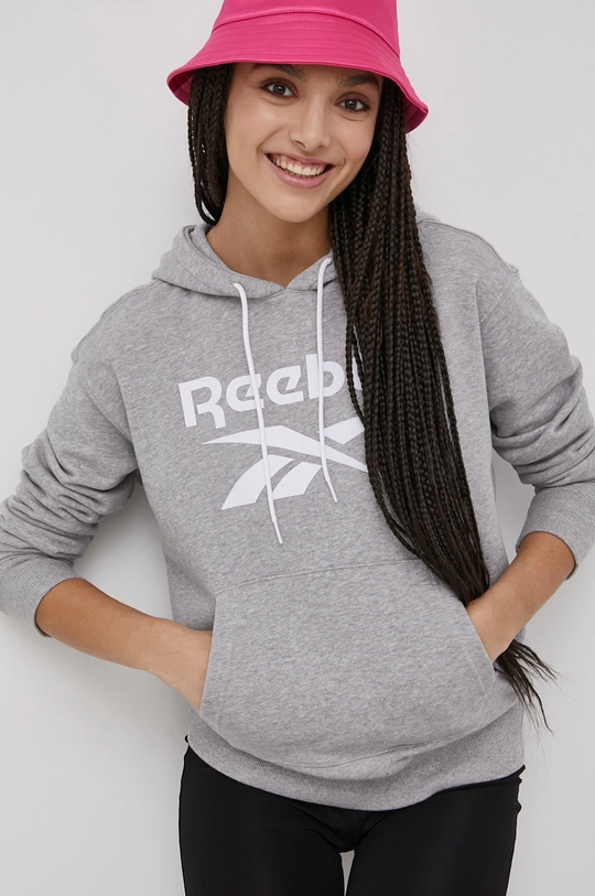 siva Bluza Reebok Ženski