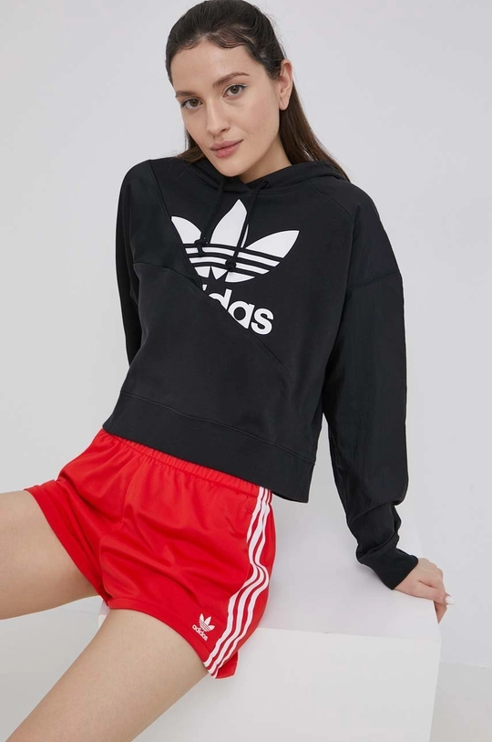 adidas Originals μπλούζα μαύρο