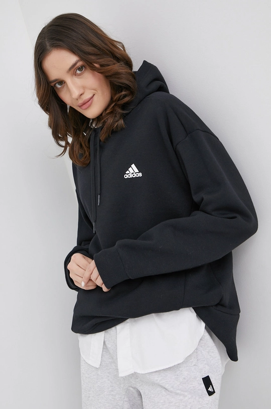 czarny adidas Bluza HD6746 Damski