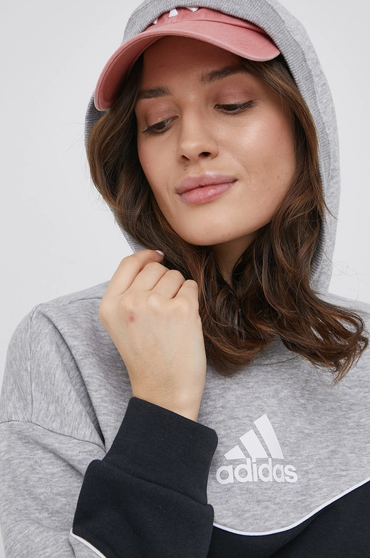 szary adidas - Bluza HD6770