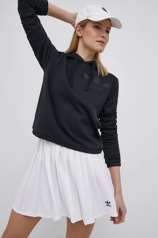 black adidas Originals sweatshirt Trefoil Moments Women’s