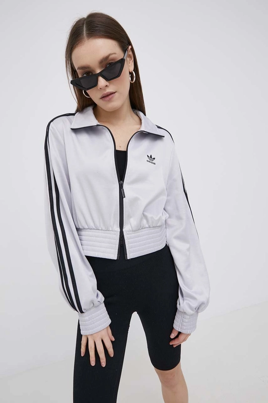 srebrny adidas Originals bluza Adicolor HF7532 Damski