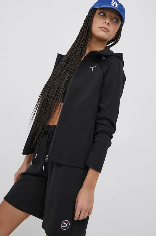 μαύρο Βαμβακερή μπλούζα Puma Γυναικεία