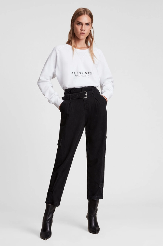 AllSaints Bluza bawełniana HEAVENLY DEECI SWEAT 100 % Bawełna