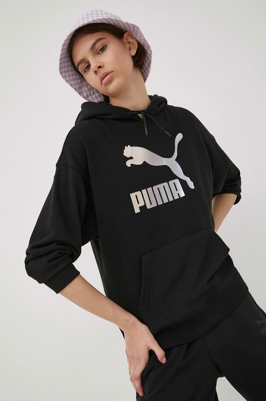 czarny Puma bluza 534695 Damski