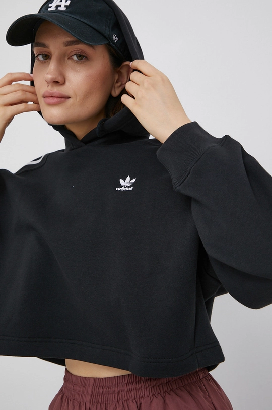 črna Bluza adidas Originals Adicolor