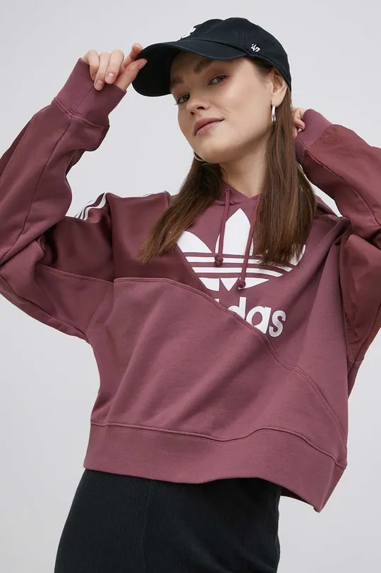 adidas Originals cotton sweatshirt  Basic material: 100% Cotton Other materials: 97% Recycled polyester, 3% Spandex