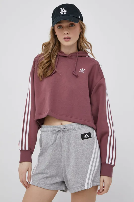 violet adidas Originals sweatshirt