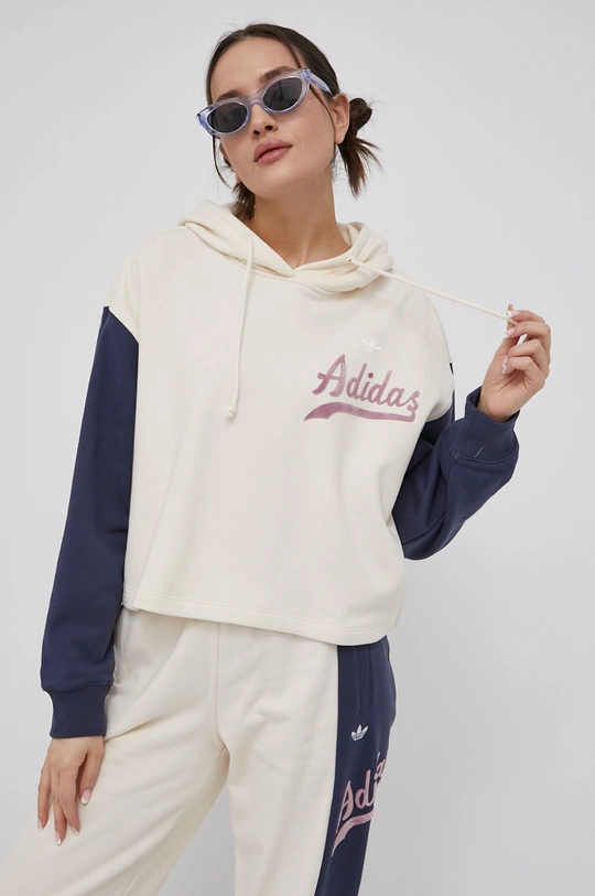 beżowy adidas Originals bluza HD9782 Damski